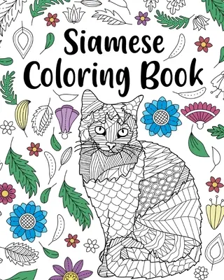 Omalovánky siamských koček - Siamese Cat Coloring Book