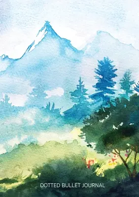 Akvarelová stráň - Tečkovaný deník s odrážkami: Střední A5 - 5,83X8,27 - Watercolor Hillside - Dotted Bullet Journal: Medium A5 - 5.83X8.27