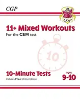 11+ CEM 10-Minute Tests: (s online vydáním): Smíšená cvičení - věk 9-10 let - 11+ CEM 10-Minute Tests: Mixed Workouts - Ages 9-10 (with Online Edition)