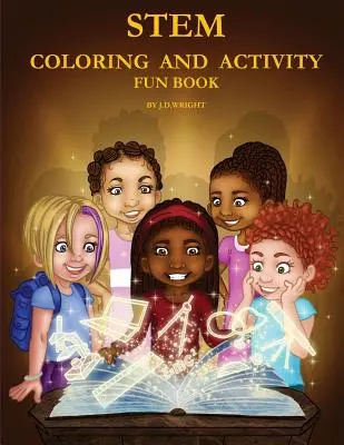 Knížka k vybarvování kmenů a zábavných aktivit - Stem Coloring and Activity Fun Book