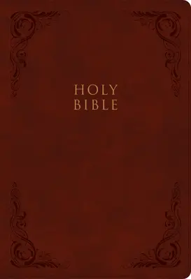 KJV Super Giant Print Reference Bible, Burgundy Leathertouch, Indexed