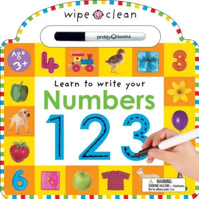 Čísla 1 2 3 [se stíratelnou fixou] - Numbers 1 2 3 [With Erasable Marker]