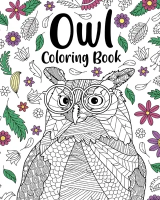 Soví omalovánky - Owl Coloring Book