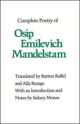 Kompletní poezie Osipa Emileviče Mandelštama - Complete Poetry of Osip Emilevich Mandelstam