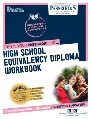 Pracovní sešit k maturitnímu vysvědčení, svazek 51 - High School Equivalency Diploma Workbook, Volume 51