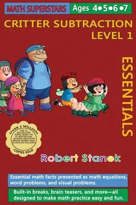Math Superstars Subtraction Level 1, Library Hardcover Edition: Sada na odčítání, 1. vydání, základní matematická fakta pro věkovou kategorii 4 - 7 let. - Math Superstars Subtraction Level 1, Library Hardcover Edition: Essential Math Facts for Ages 4 - 7