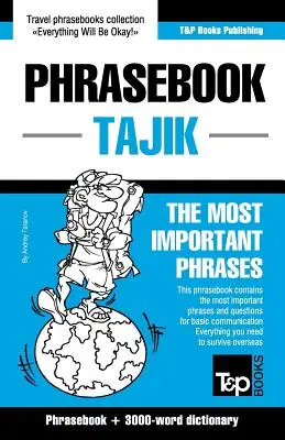 Anglicko-tádžický slovník a tematický slovník o 3000 slovech - English-Tajik phrasebook and 3000-word topical vocabulary