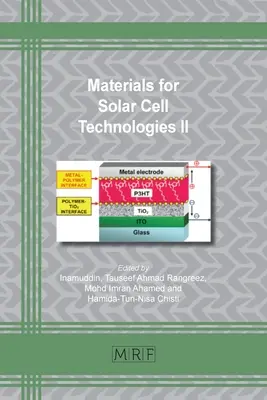 Materiály pro technologie solárních článků II - Materials for Solar Cell Technologies II