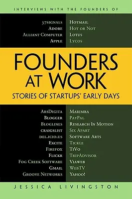 Zakladatelé v práci: Příběhy z počátků startupů - Founders at Work: Stories of Startups' Early Days
