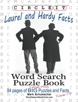 Zakroužkujte, Laurel a Hardy - fakta, Hledání slov, Puzzle Book - Circle It, Laurel and Hardy Facts, Word Search, Puzzle Book