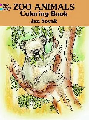 Zvířata v zoo Omalovánky - Zoo Animals Coloring Book