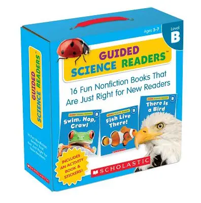 Guided Science Readers (Čtenáři s průvodcem): Úroveň B [se samolepkami a knížkou aktivit] - Guided Science Readers: Level B [With Sticker(s) and Activity Book]