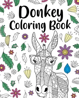 Oslík Omalovánky - Donkey Coloring Book