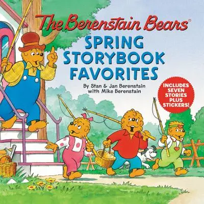 Medvídci Berenstainovi Oblíbené jarní příběhy [se samolepkami] - The Berenstain Bears Spring Storybook Favorites [With Stickers]