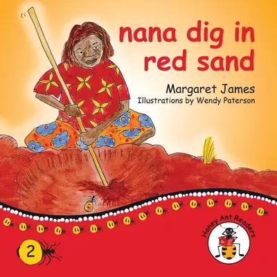 Nana kope v červeném písku - nana dig in red sand