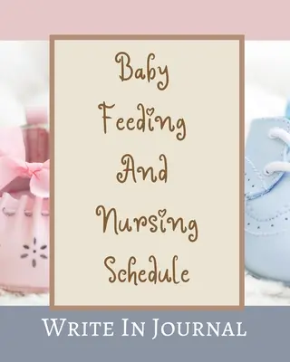 Rozvrh krmení a kojení dítěte - Deník - Čas, poznámky, pleny - Krémově hnědé pastelové růžovo modré abstraktní - Baby Feeding And Nursing Schedule - Write In Journal - Time, Notes, Diapers - Cream Brown Pastels Pink Blue Abstract