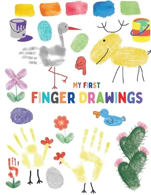 Moje první kresby prstem: Roztomilá zvířátka malovaná prsty, snadné kreslení pro batolata nebo malé děti - My first finger drawings: Cute animals finger painted, easy to draw for toddlers or small kids