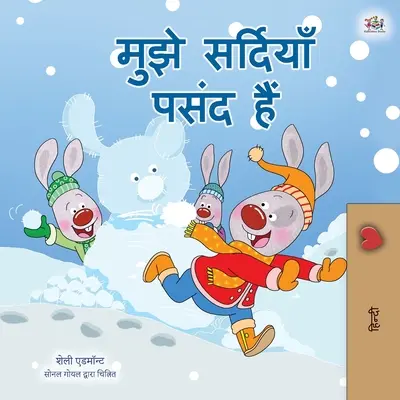 Mám rád zimu (hindská kniha pro děti) - I Love Winter (Hindi Children's Book)