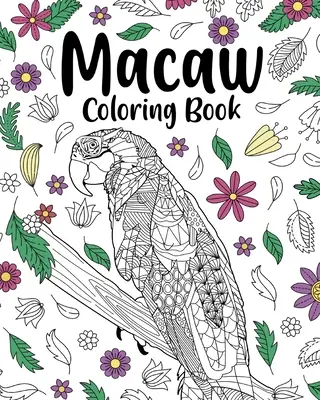 Macaw Omalovánky - Macaw Coloring Book