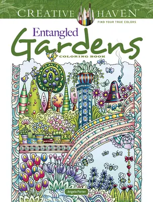 Creative Haven Entangled Gardens Omalovánky - Creative Haven Entangled Gardens Coloring Book