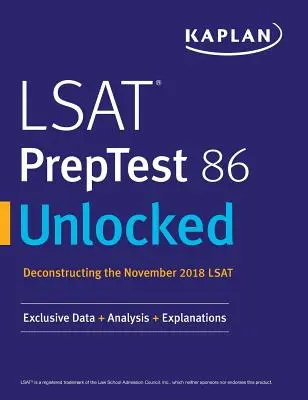 LSAT PrepTest 86 Unlocked: Exkluzivní data + analýza + vysvětlivky - LSAT PrepTest 86 Unlocked: Exclusive Data + Analysis + Explanations