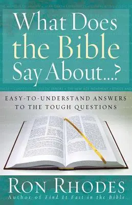 Co říká Bible o...? - What Does the Bible Say About...?