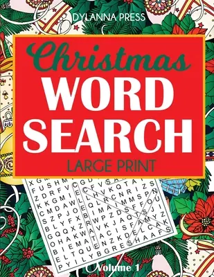 Vánoční slovní hádanky, velký tisk - Christmas Word Search Puzzles, Large Print