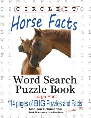 Zakroužkujte, Fakta o koních, Hledání slov, Puzzle Book - Circle It, Horse Facts, Word Search, Puzzle Book