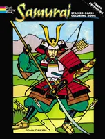 Samurajské vitráže Omalovánky - Samurai Stained Glass Coloring Book
