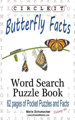 Zakroužkujte, fakta o motýlech, hledání slov, hádanka - Circle It, Butterfly Facts, Word Search, Puzzle Book