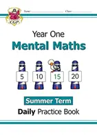 Nová kniha KS1 Mental Maths Daily Practice Book: Ročník 1 - letní semestr - New KS1 Mental Maths Daily Practice Book: Year 1 - Summer Term