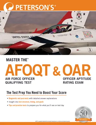 Zvládnout kvalifikační zkoušku pro důstojníky letectva (Afoqt) a zkoušku pro důstojníky (Oar). - Master The(tm) Air Force Officer Qualifying Test (Afoqt) & Officer Aptitude Rating Exam (Oar)