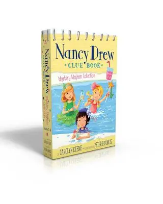 Nancy Drew Clue Book Mystery Mayhem Collection Knihy 1-4: Hádanka u bazénu; Last Lemonade Standing; Hvězdný svědek; Big Top Flop - Nancy Drew Clue Book Mystery Mayhem Collection Books 1-4: Pool Party Puzzler; Last Lemonade Standing; A Star Witness; Big Top Flop