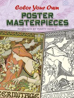 Vybarvi si vlastní mistrovská díla plakátů - Color Your Own Poster Masterpieces