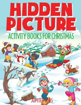 Knížky se skrytými obrázky k Vánocům - Hidden Picture Activity Books for Christmas
