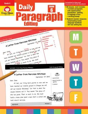Denní úprava odstavců Třída 6+ - Daily Paragraph Editing Grade 6+