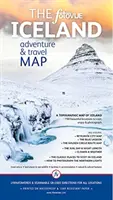 fotoVUE Dobrodružná a cestovatelská mapa Islandu - fotoVUE Iceland Adventure and Travel Map