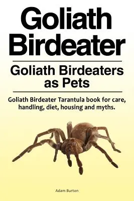 Ptáčník Goliáš . Ptáčníci goliášové jako domácí mazlíčci. Goliath Birdeater Tarantula kniha pro péči, manipulaci, stravu, bydlení a mýty. - Goliath Birdeater . Goliath Birdeaters as Pets. Goliath Birdeater Tarantula book for care, handling, diet, housing and myths.