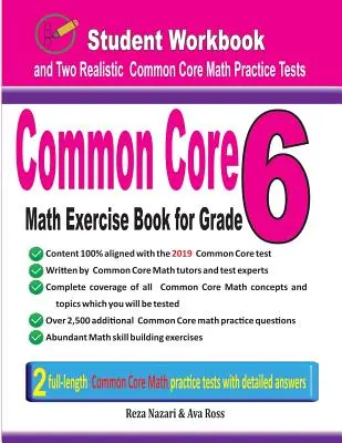 Common Core Math Exercise Book for Grade 6: Student Workbook and Two Realistic Common Core Math Tests (Cvičebnice matematiky pro 6. ročník) - Common Core Math Exercise Book for Grade 6: Student Workbook and Two Realistic Common Core Math Tests