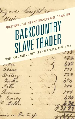 Obchodník s otroky v zapadlých končinách: Podnik Williama Jamese Smithe, 1844-1854 - Backcountry Slave Trader: William James Smith's Enterprise, 1844-1854