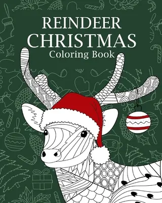 Sobí vánoční omalovánky - Reindeer Christmas Coloring Book