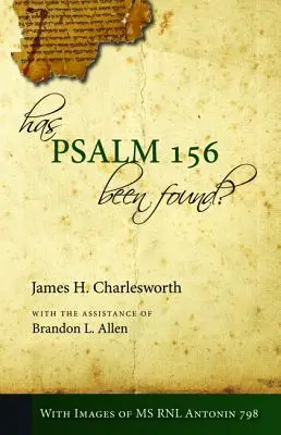 Byl nalezen žalm 156? - Has Psalm 156 Been Found?