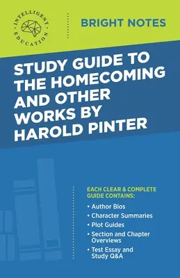 Studijní příručka k Návratu domů a dalším dílům Harolda Pintera - Study Guide to The Homecoming and Other Works by Harold Pinter