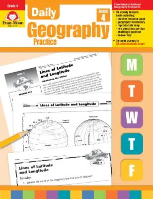 Denní zeměpisné cvičení 4. třída: EMC 3713 - Daily Geography Practice Grade 4: EMC 3713