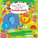 Dětská první knížka na hraní Slova o zvířatech - Baby's Very First Play Book Animal words