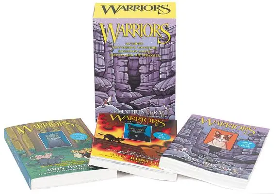 Warriors Manga 3-Book Full-Color Box Set: Dobrodružství Graystripea; Cesta Ravenpaw, Skyclan a cizinec - Warriors Manga 3-Book Full-Color Box Set: Graystripe's Adventure; Ravenpaw's Path, Skyclan and the Stranger