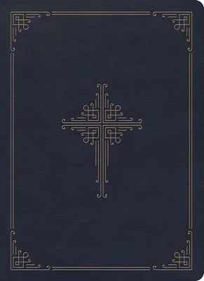 CSB Ancient Faith Study Bible, Navy Leathertouch: Vazba: černé písmo, církevní otcové, studijní poznámky a komentář, stužková značka, šitá vazba, snadné čtení - CSB Ancient Faith Study Bible, Navy Leathertouch: Black Letter, Church Fathers, Study Notes and Commentary, Ribbon Marker, Sewn Binding, Easy-To-Read