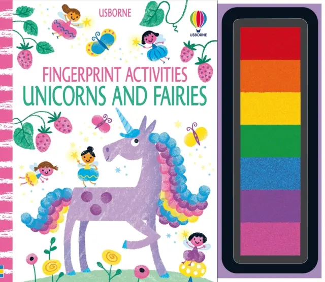 Aktivity s otisky prstů Jednorožci a víly - Fingerprint Activities Unicorns and Fairies