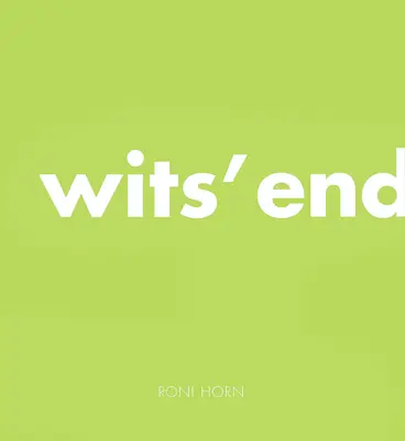 Roni Horn: Konec rozumu - Roni Horn: Wits' End