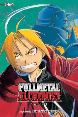 Fullmetal Alchemist (edice 3 v 1):  1, 2 & 3 - Fullmetal Alchemist (3-In-1 Edition): Includes Vols. 1, 2 & 3